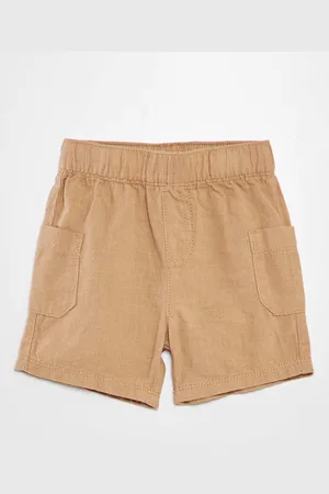 KIABI Boys Solid Mid-Rise Above Knee Regular Shorts