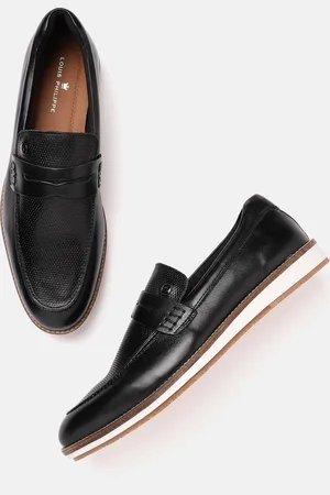 Louis Philippe Men Leather Formal Penny Loafers