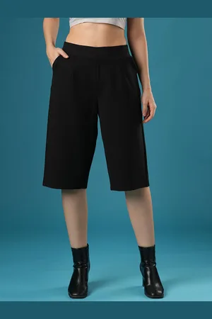 Globus Women High Rise Stretchable Relaxed Fit Culottes