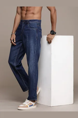Roadster The Life Co. Men Pure Cotton Straight Fit Light Fade Jeans