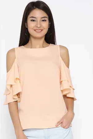 Sera Women Solid Round Neck Top