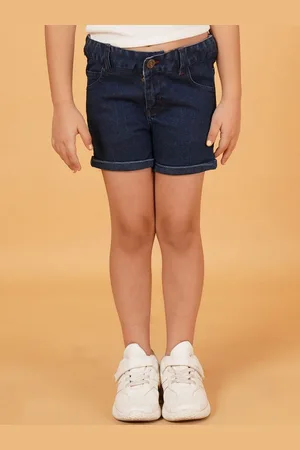 Creative Solid Girls Denim Denim Shorts