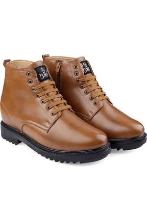 BXXY Men Hidden Elevator Formal Lace-up Boots