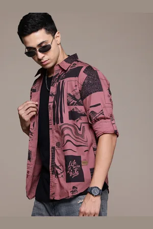Roadster The Lifestyle Co. Men Pure Cotton Printed Casual Shirt