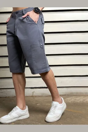 High Star Men Cotton Mid-Rise Shorts