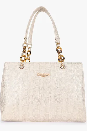 Carlton London Structured Handheld Bag with Quilted