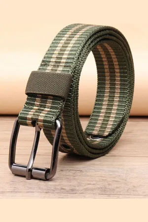 Winsome Deal Men Tang Closure Textured Casual Belt