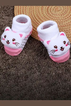 Baby Moo Infants Kids Kitty Cotton Socks Booties