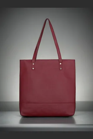 Mast & Harbour PU Structured Shoulder Bag with Tasselled