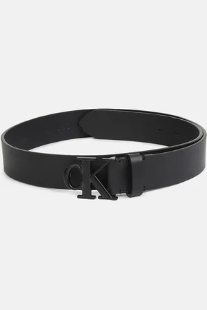 Calvin Klein Men Solid Leather Push Pin Casual Belt