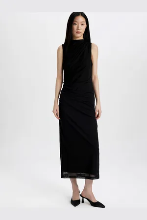 DeFacto Sheath Midi Dress