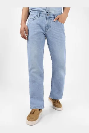 URBANO Men Bootcut Light Fade Stretchable Jeans