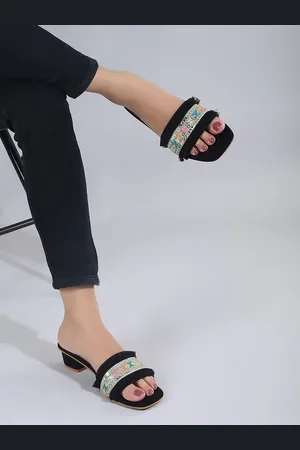 Anouk Women Embellished Block Sandals
