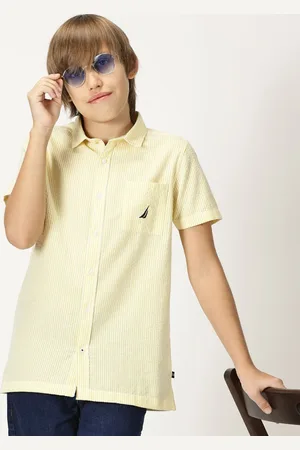 Nautica Boys Classic Opaque Casual Shirt