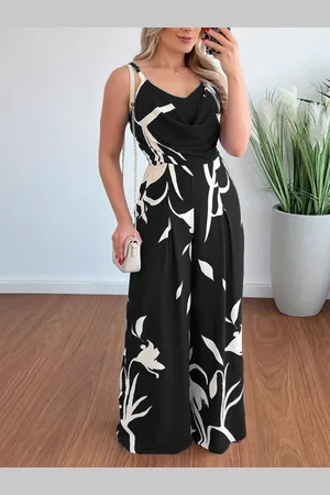 LULU & SKY Women Printed Basic Jumpsuit
