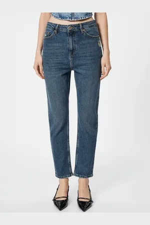 Koton Women Slim Fit Mid Rise Jeans