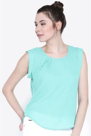 Sera Women Solid Round Neck Top