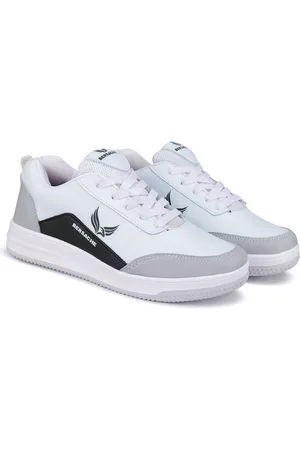Bersache Men Mesh Lace-Ups Running Non-Marking Shoes