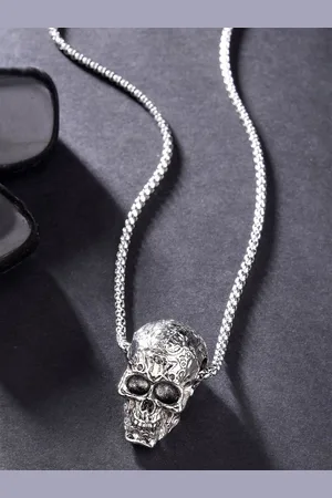 karatcart Silver-Plated Quirky Pendants with Chains