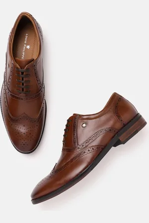 Louis Philippe Men Leather Formal Brogues