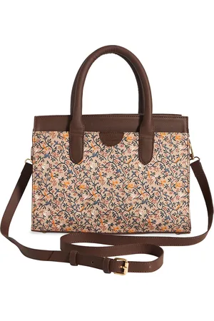 TEAL Women Floral Printed Tote Bag