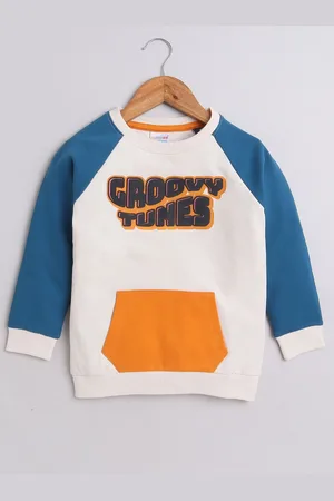 BUMZEE Boys Typography Printed Sweatshirt