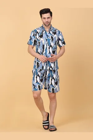 Sweet Dreams Men Printed Shirt with Shorts