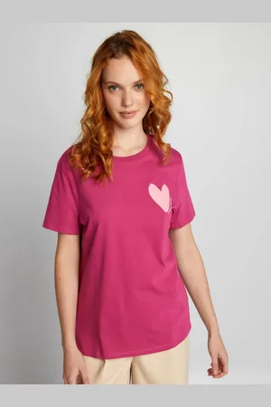 KIABI Women Round Neck Pockets T-shirt