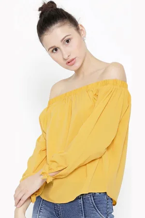 Sera Women Solid Off-Shoulder Top