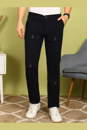 FUBAR Men Slim Fit Mid Rise Trousers
