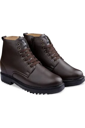 BXXY Men Hidden Elevator Formal Lace-up Boots
