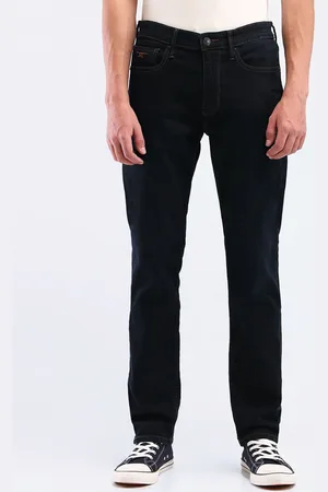 Flying Machine Men Straight Fit Clean Look Stretchable Jeans