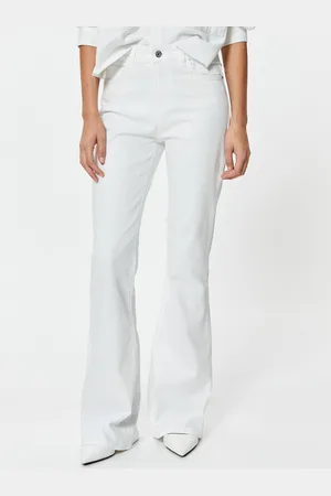 Koton Women Slim Fit Bootcut Trousers