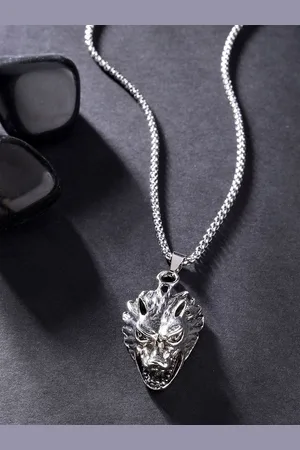 karatcart Silver-Plated Animal Shaped Pendants with Chains