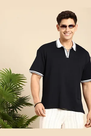 Mast & Harbour Men Relaxed Fit Polo Collar T-shirt