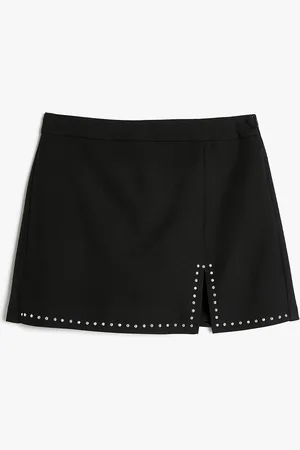 Koton Women Embellished Mini Skorts Skirt