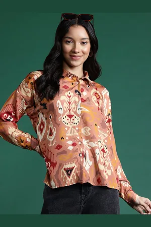 DressBerry Ethnic Motif Printed Casual Shirt