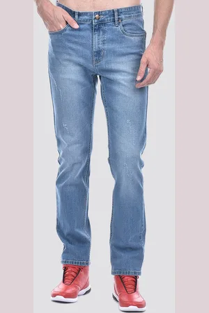 NUMERO UNO Men Slim Fit Mildly Distressed Light Fade Stretchable Jeans