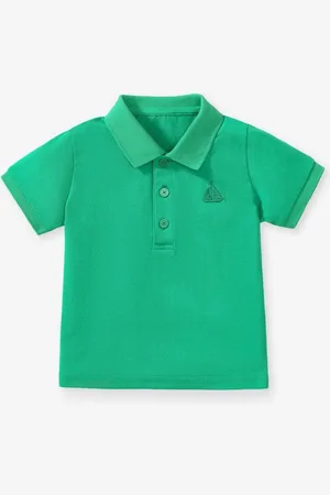 Stylecast Boys Polo Collar Applique T-shirt