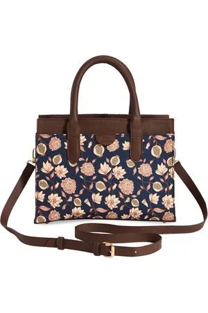 TEAL Women Floral Printed Tote Bag