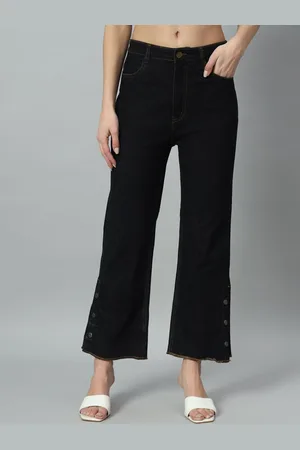 Guti Women Flared High-Rise Stretchable Jeans