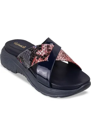 Catwalk Printed Flatform Heels Sandals