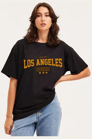 clafoutis Women Typography Printed Extended Sleeves Applique T-shirt