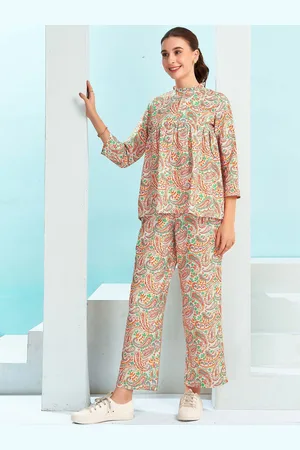 Kalini Printed Top With Trouser Co-Ords