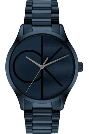 Calvin Klein Unisex Printed & Textured Dial & Stainless Steel Analogue Watch 25200166