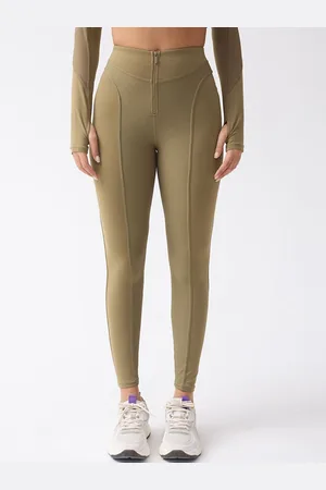 LULU & SKY Women Slim-Fit Ankle-Length Sports Tights