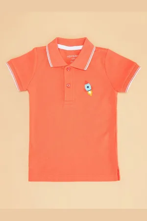 Pantaloons Boys Polo Collar Applique T-shirt
