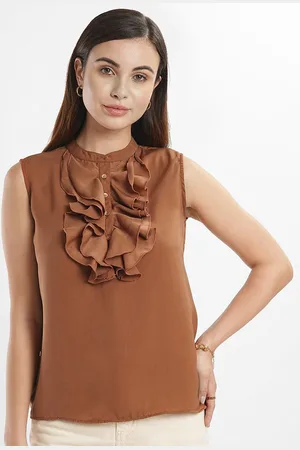 Bombay High Women Mandarin Collar Top
