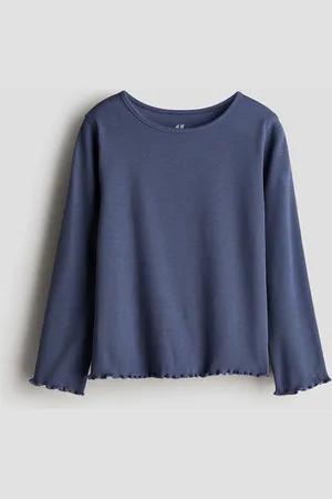 H&M Girls Long-Sleeved Jersey Top