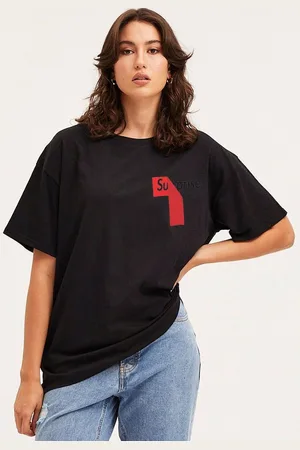 clafoutis Women Extended Sleeves Applique T-shirt
